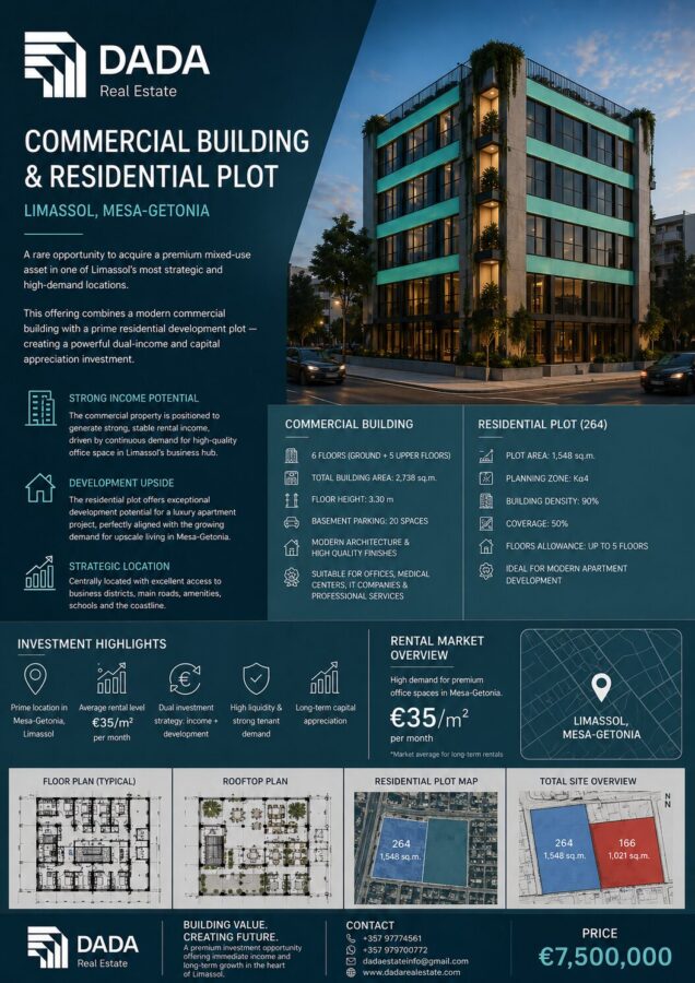 Commercial Building & Residential Plot (Ref: 4688)