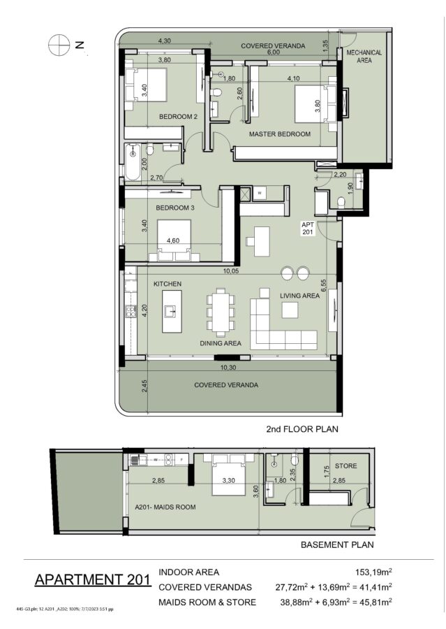 3-Bedrooms Apartment (Ref: 1993)