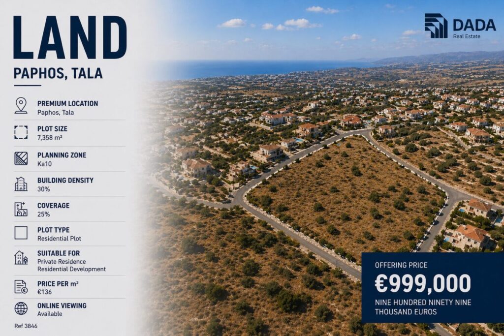 Residential land for sale (Ref: 3846)