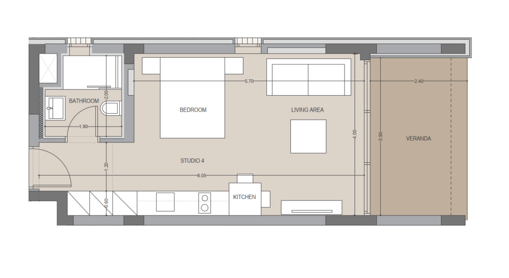 1-Bedrooma Apartment (Ref: 1927)